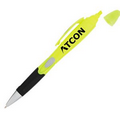 Dual Plastic Side Slide Action Pen/ Highlighter (3-5 Days)